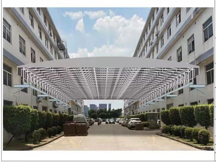 仓库电动推拉棚搭建步骤